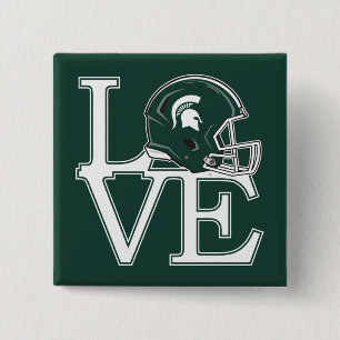 MSU Love Pinback Button