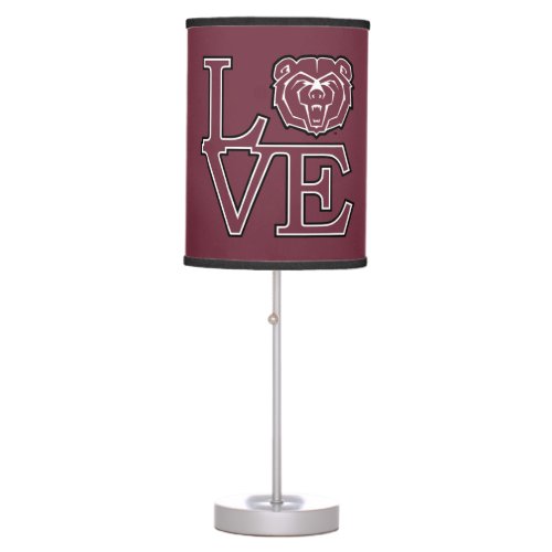 MSU Love Table Lamp