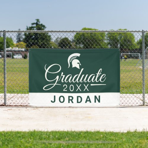MSU Michigan State Graduation Banner