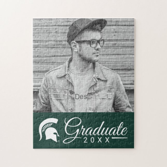 MSU Michigan State Graduation - Class of Jigsaw Puzzle (Vertical)