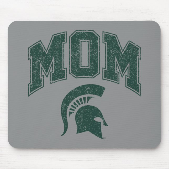 MSU Mom Distressed Mouse Pad (Front)