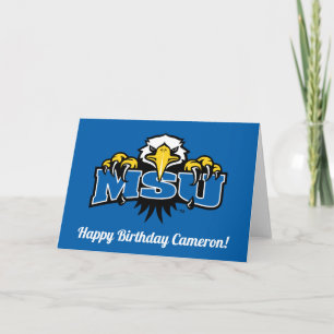 MSU Morehead State - Birthday Card