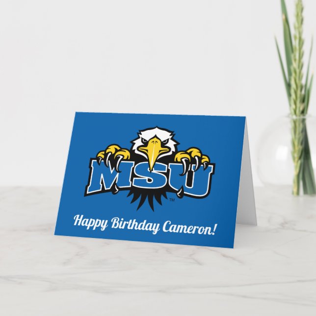 MSU Morehead State - Birthday Card (Front)