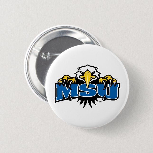 MSU Morehead State Eagles Button (Front & Back)