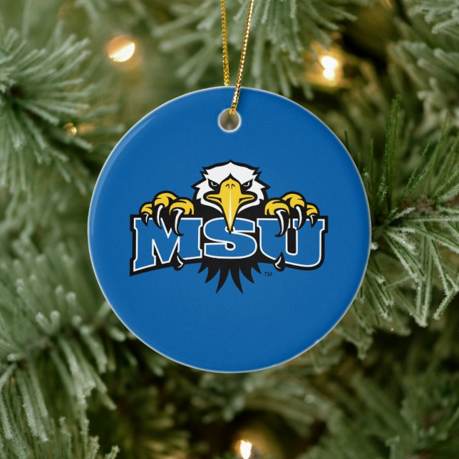 MSU Morehead State Eagles Ceramic Ornament (Tree)