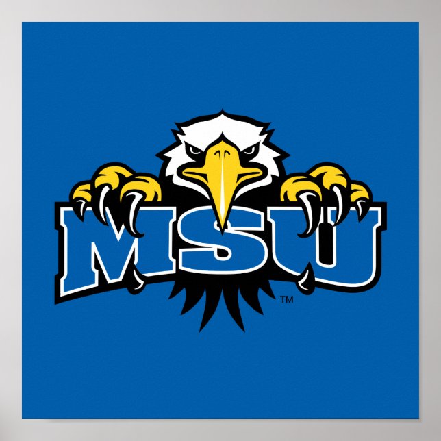 MSU Morehead State Eagles Poster (Front)