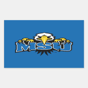 MSU Morehead State Eagles Rectangular Sticker