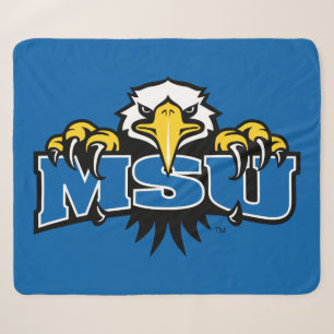 MSU Morehead State Eagles Sherpa Blanket