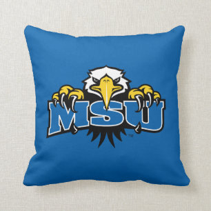 MSU Morehead State Eagles Throw Pillow