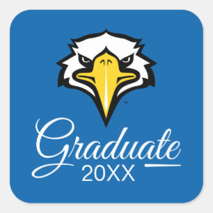 MSU Morehead State Graduate Square Sticker