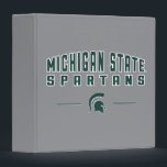 MSU Pennant | Michigan State University 4 3 Ring Binder<br><div class="desc">Michigan State University Spartans pennant design in green.</div>