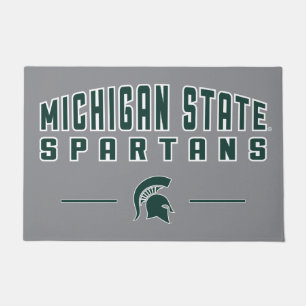 MSU Pennant   Michigan State University 4 Doormat