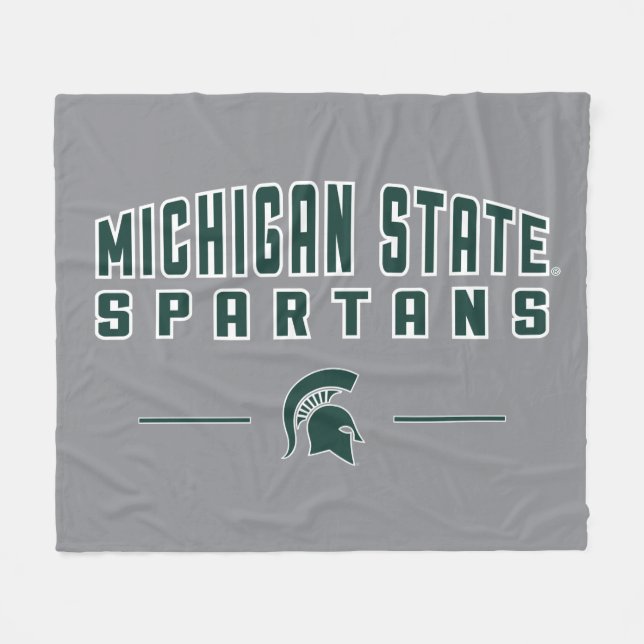 MSU Pennant | Michigan State University 4 Fleece Blanket (Front (Horizontal))