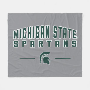 MSU Pennant   Michigan State University 4 Fleece Blanket