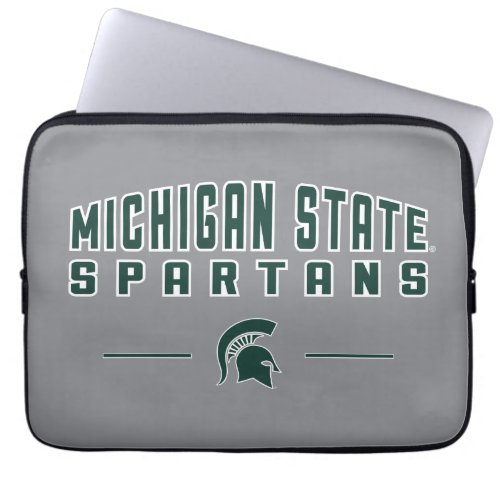 MSU Pennant  Michigan State University 4 Laptop Sleeve