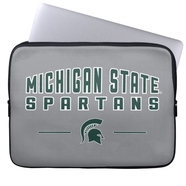 MSU Pennant | Michigan State University 4 Laptop Sleeve (Front)