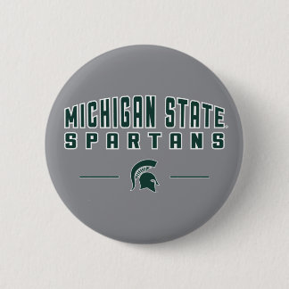 MSU Pennant | Michigan State University 4 Pinback Button