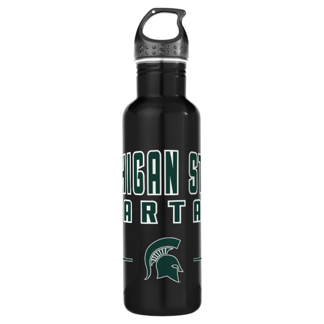 MSU Pennant | Michigan State University 4 Stainless Steel Water Bottle (Front)