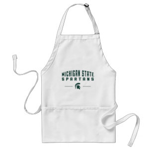MSU Pennant Michigan State University Adult Apron