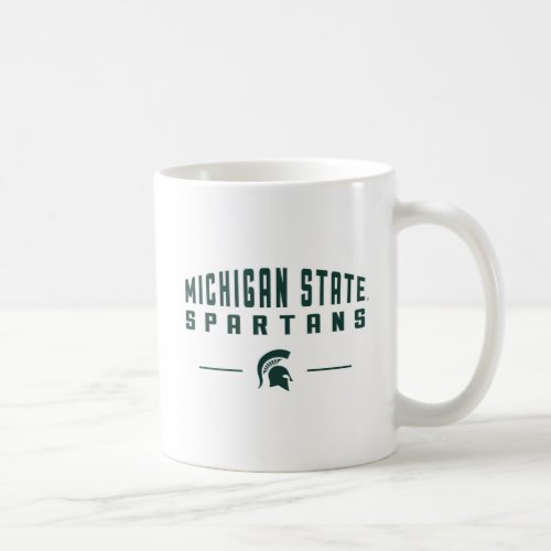 MSU Pennant  Michigan State University Coffee Mug