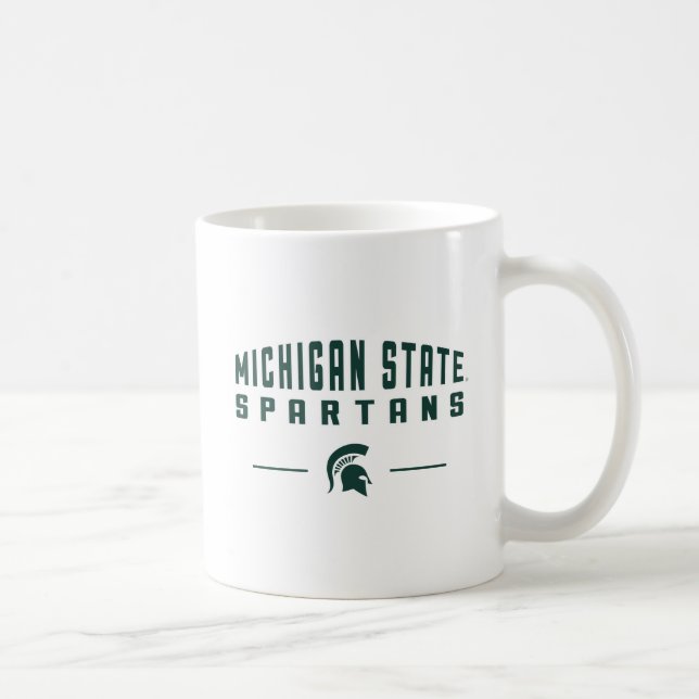 MSU Pennant | Michigan State University Coffee Mug (Right)