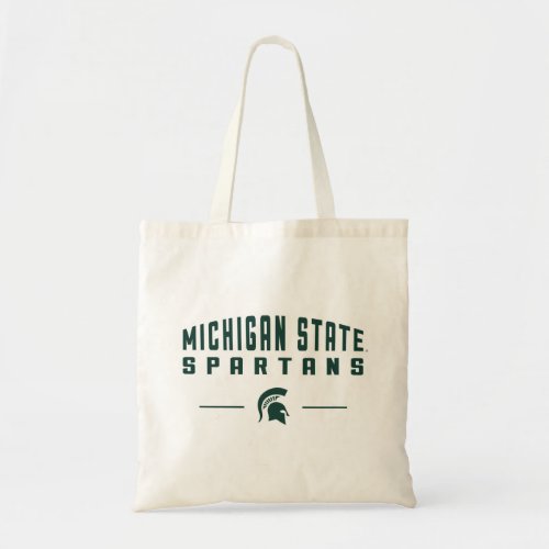 MSU Pennant  Michigan State University Tote Bag