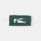 MSU Spartan Adult Cloth Face Mask (Front, Folded)