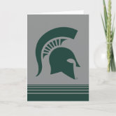 Msu Spartan Card Zazzle Com