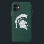 MSU Spartan Distressed iPhone 11 Case<br><div class="desc">Check out these new Michigan State University designs! Show off your MSU Spartan pride with these new Michigan State products. These make perfect gifts for the Spartan student, alumni, family, friend or fan in your life. All of these Zazzle products are customizable with your name, class year, or club. Go...</div>