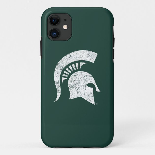 MSU Spartan Distressed Case Mate iPhone Case Zazzle