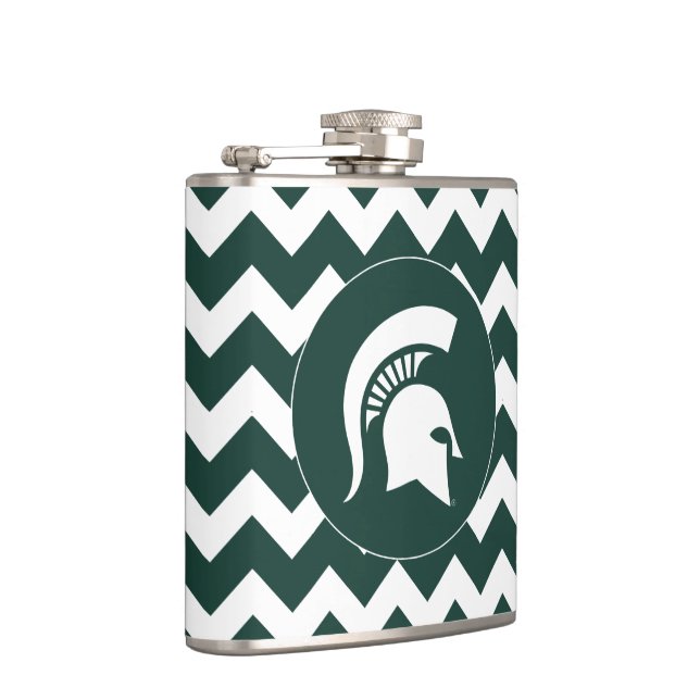 MSU Spartan Flask (Right)
