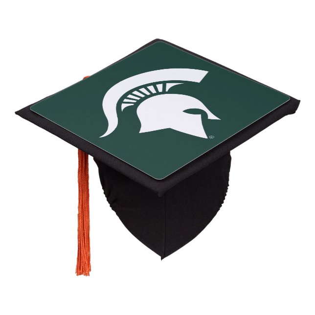 MSU Spartan Graduation Cap Topper (Angled)