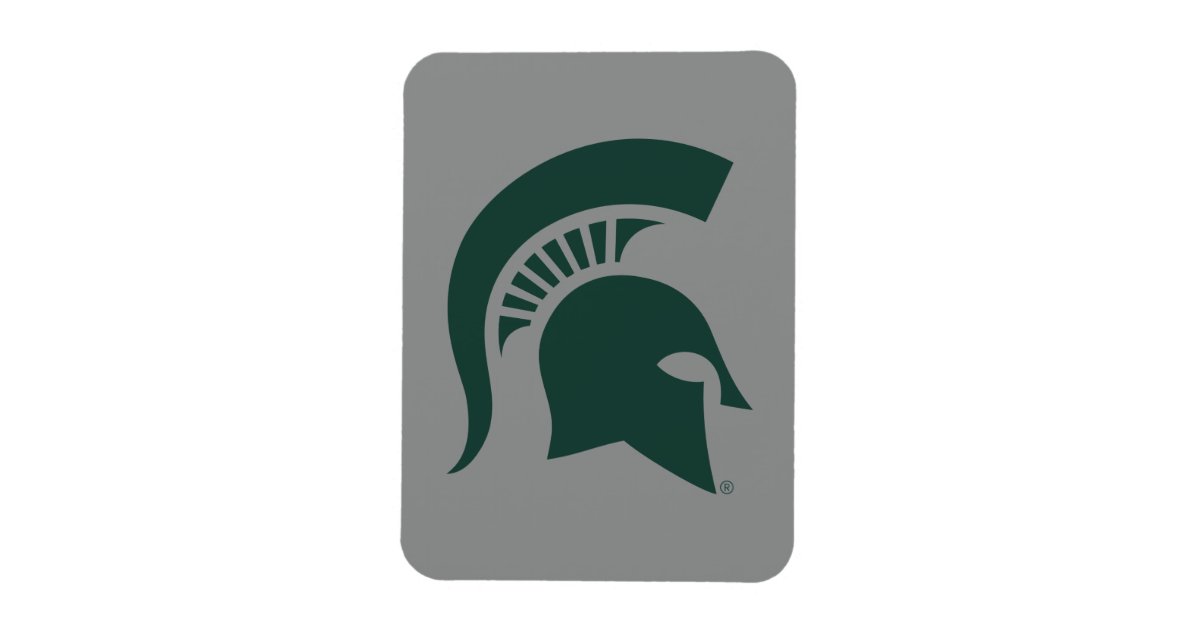 Msu Spartan Magnet Zazzle Com