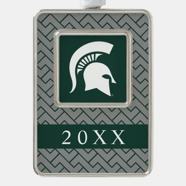 MSU Spartan Ornament (Front)