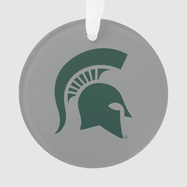 MSU Spartan Ornament (Front)
