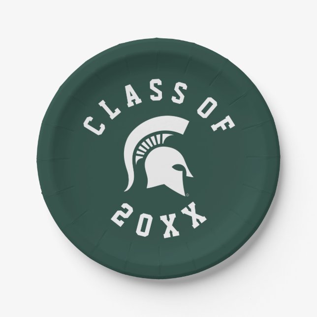 MSU Spartan Paper Plates (Front)