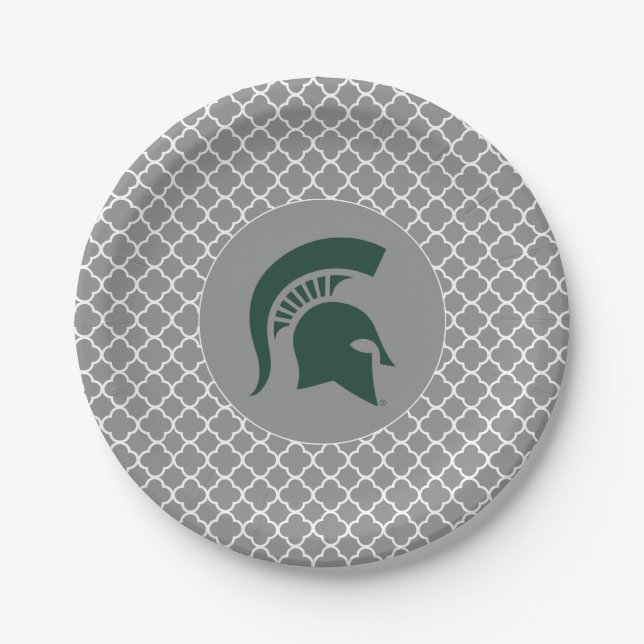 MSU Spartan Paper Plates (Front)