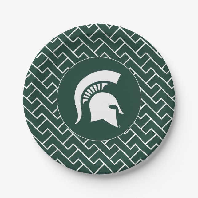 MSU Spartan Paper Plates (Front)