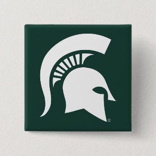 MSU Spartan Pinback Button