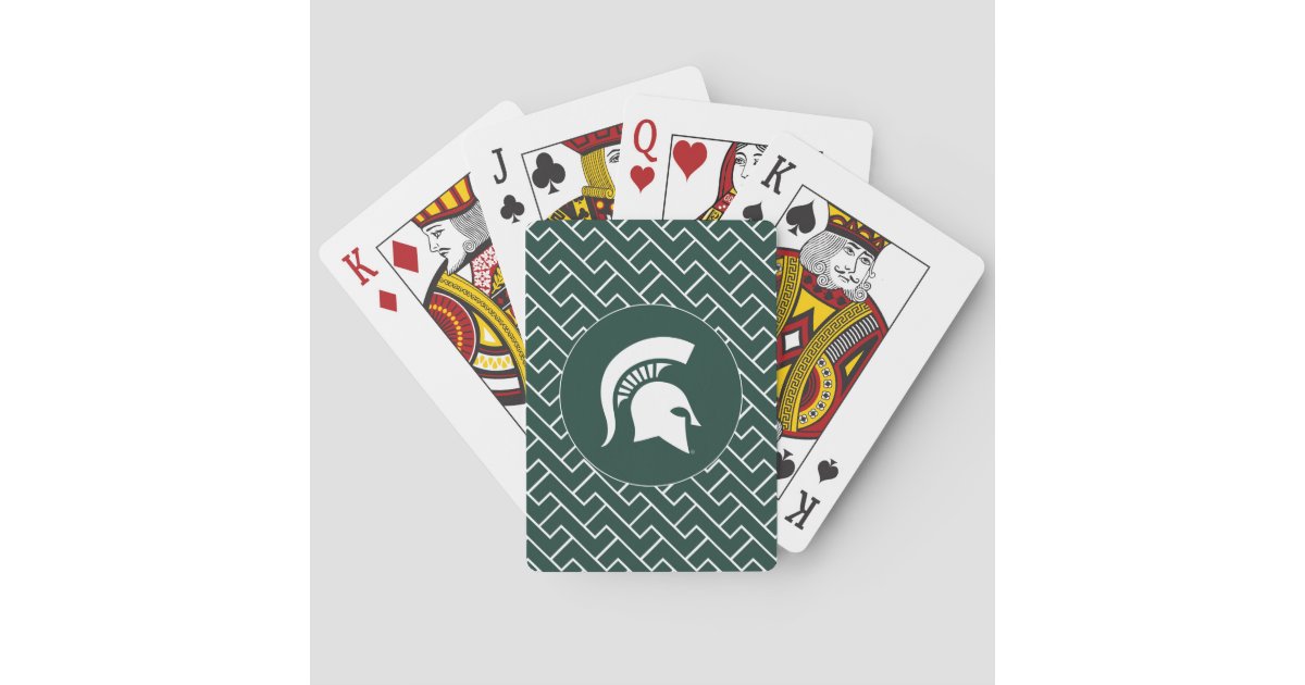 Msu Spartan Playing Cards Zazzle Com Msu Spartan Playing Cards Zazzle Com