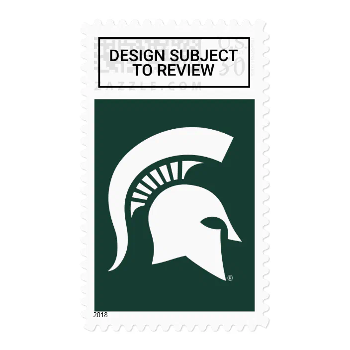 Msu Spartan Postage Zazzle Com