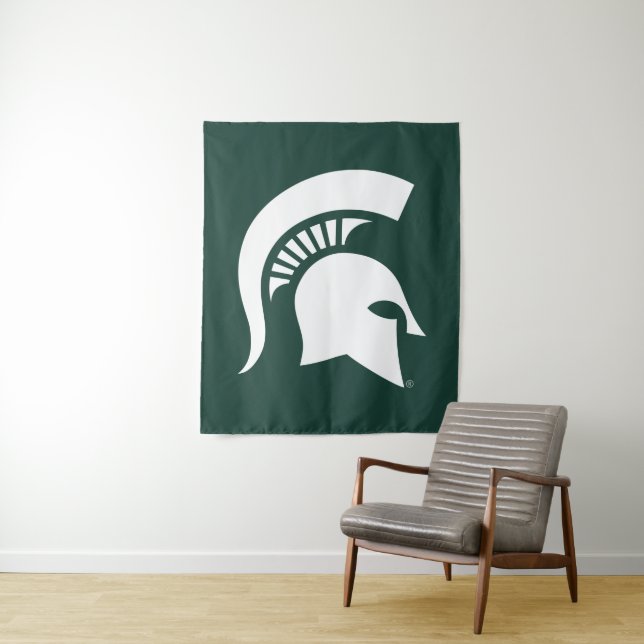MSU Spartan Tapestry (In Situ)