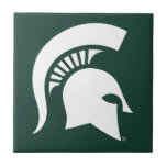 MSU Spartan Tile<br><div class="desc">Check out these new Michigan State University designs! Show off your MSU Spartan pride with these new Michigan State products. These make perfect gifts for the Spartan student, alumni, family, friend or fan in your life. All of these Zazzle products are customizable with your name, class year, or club. Go...</div>
