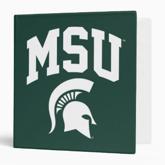 MSU Spartans 3 Ring Binder