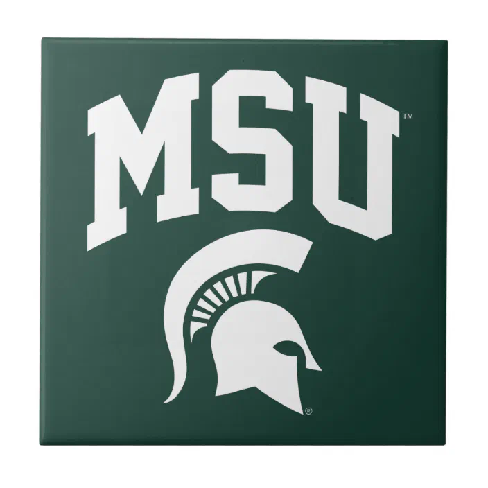 Msu Spartans Ceramic Tile Zazzle Com