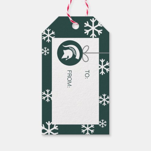 MSU Spartans Gift Tags