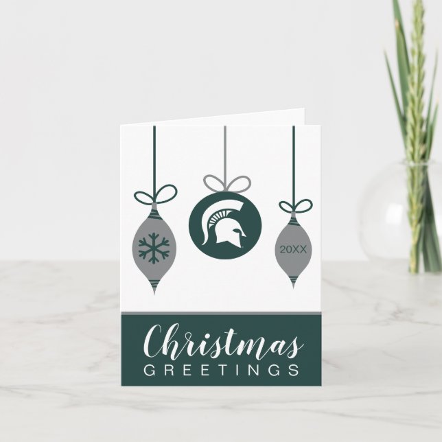 MSU Spartans Holiday Card (Front)