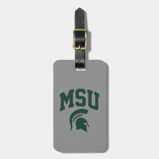 MSU Spartans Luggage Tag (Front Vertical)