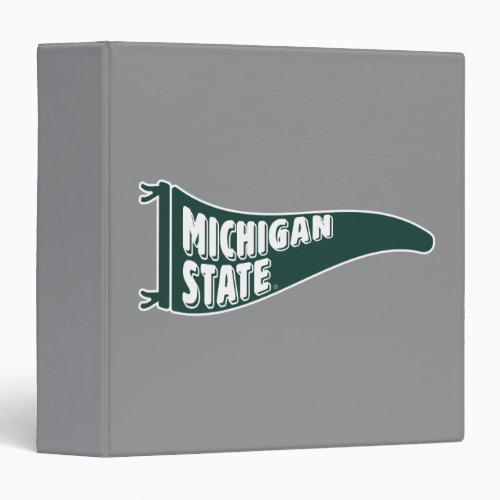 MSU Spartans  Michigan State University 4 Binder
