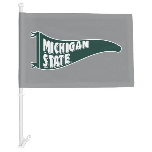 MSU Spartans  Michigan State University 4 Car Flag